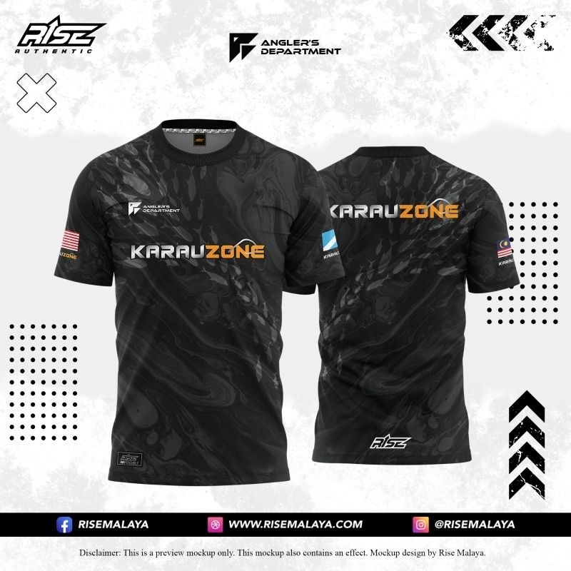 Áo thun Karauzone Jersey Black Edition
