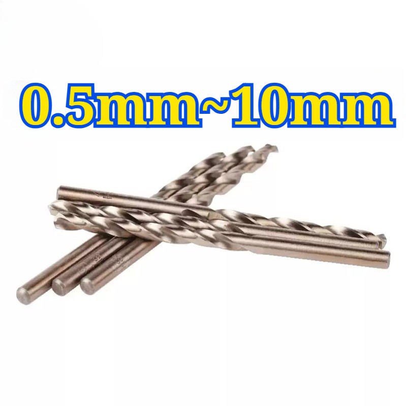 Mũi Khoan HSS M42 Cobalt Siêu Cứng | Khoan Inox 304/316 dày, Thép Cứng, Hợp Kim  0,5mm ~ 10mm [QIAOZ