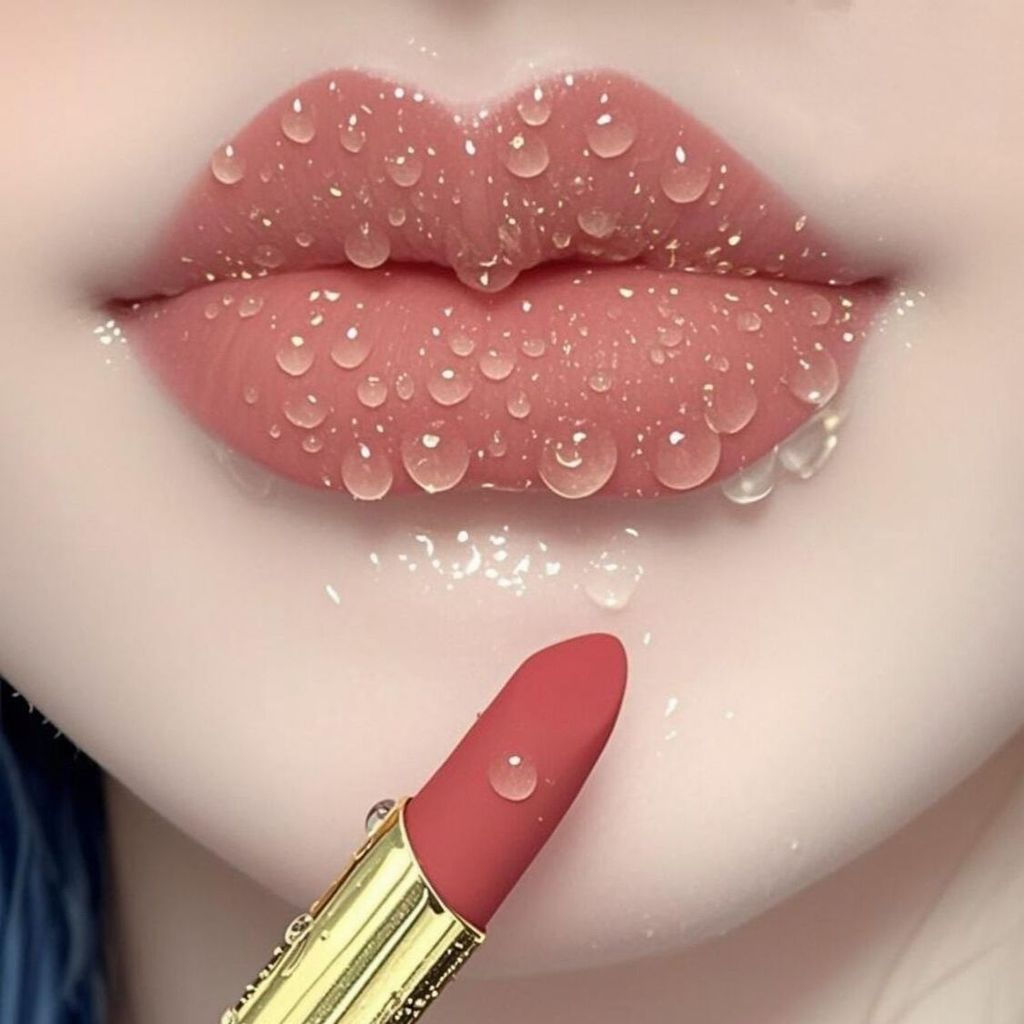 PPMarc buse Authentic waterproof matte cinnamon milk tea new non-stick cup long-lasting brightening 