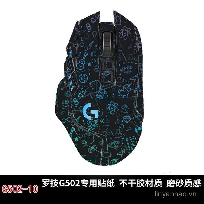 Thích hợp cho Chuột Logitech G502 Sửa đổi Master Hero Phiên bản không dây có dây G402 Sticker eva Gu