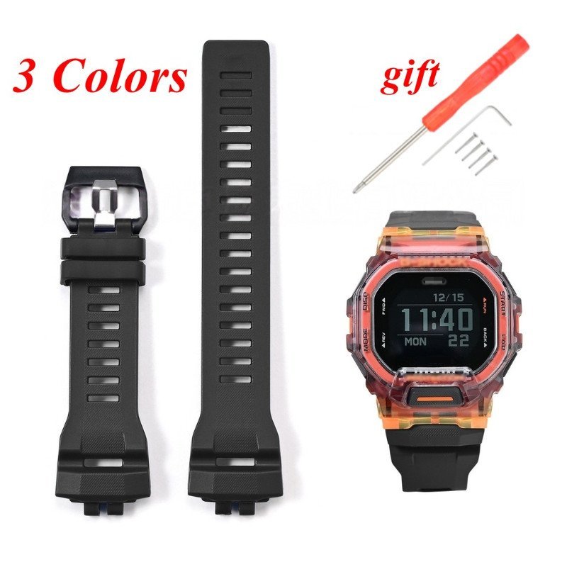 Dây đeo cao su silicon thay thế cho đồng hồ GBD 200 Vòng đeo tay lặn thể thao có công cụ Tương thích
