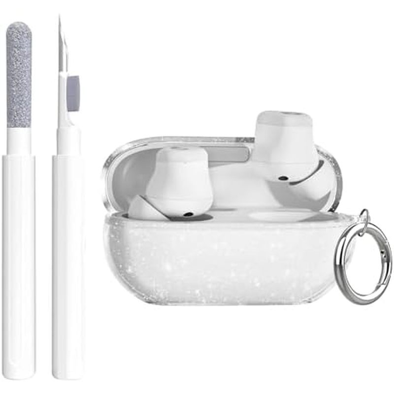 Hộp đựng Aircawin cho Beats Solo Buds Thiết kế trong suốt, chống sốc cho Beats Solo Buds Cover 2024,