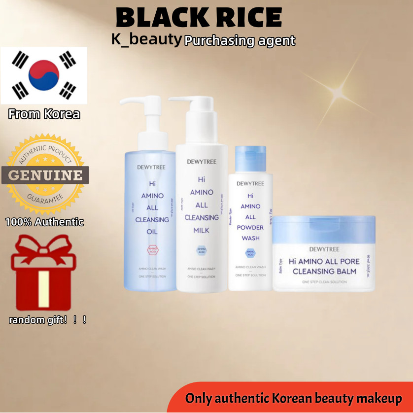 [DEWYTREE] Sữa rửa mặt Hi Amino All Enzyme 50g / Dầu rửa mặt toàn bộ 200ml / Kem làm sạch sâu Amino 
