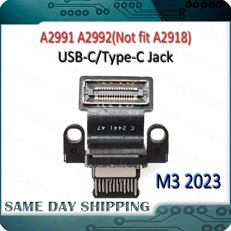 Laptop mới A2992 A2991 Đầu nối USB-C Type-C, thích hợp cho Macbook Pro M3 Pro / Max Retina 14 "16" n