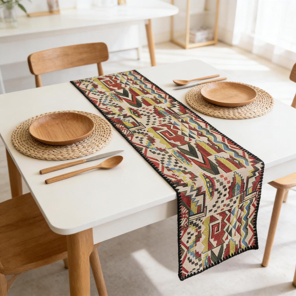 Máy chạy bàn hiện đại Tủ TV Table Runner Cotton Linen Table Runner Bắc Âu Tối giản, Máy chạy bàn tra