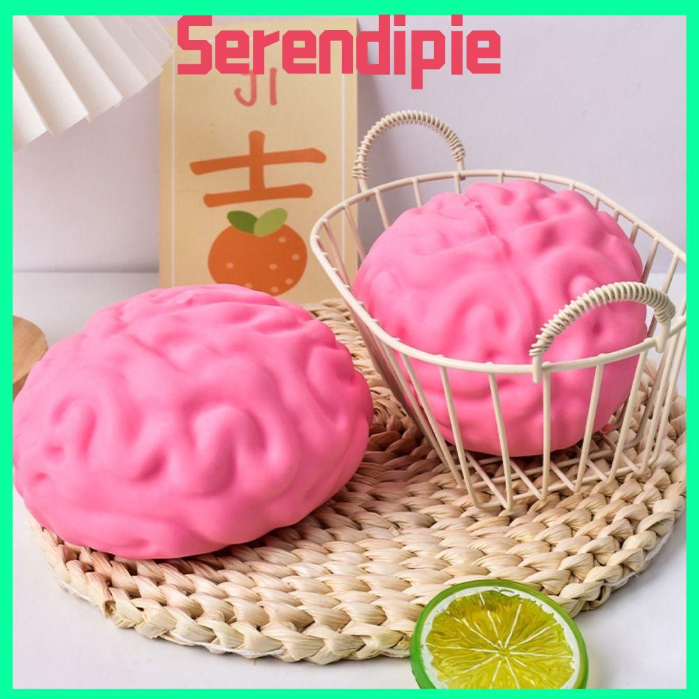 SEENDIPIE Căng Thẳng Bóng, Thiết Kế Thực Tế Mềm Mới Lạ Đồ Chơi Squishy Não Lớn, Thư Giãn Cảm Giác Gi