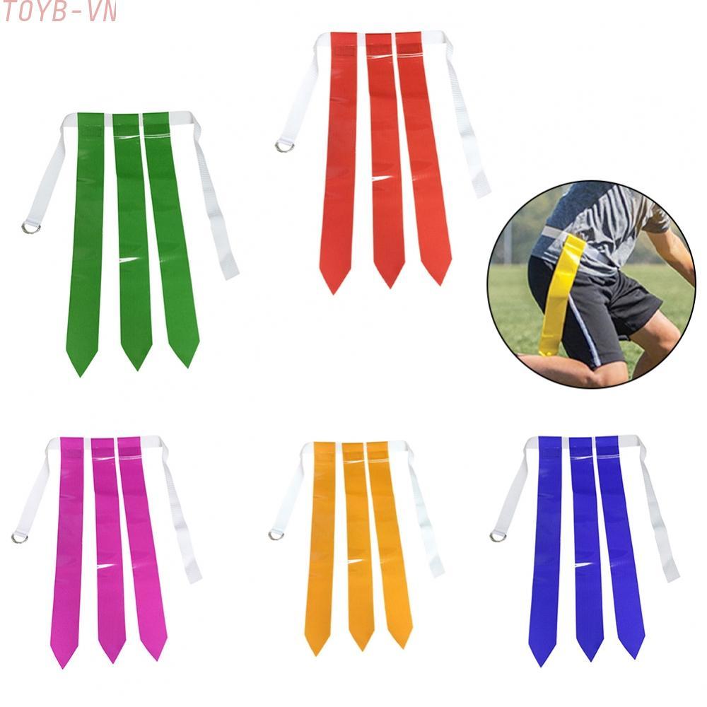 【TOYBOX】Comfortable Waist Flag Belt with Neatly Pasted Ribbon for Flag Football