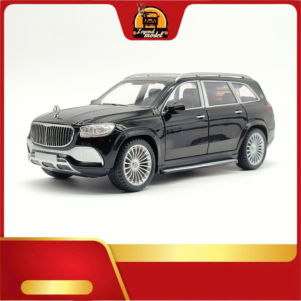 Mô hình xe Mercedes Maybach GLS600 Tỷ lệ 1/24 chất liệu kim loại, sơn tĩnh điện, chi tiết bền đẹp nh