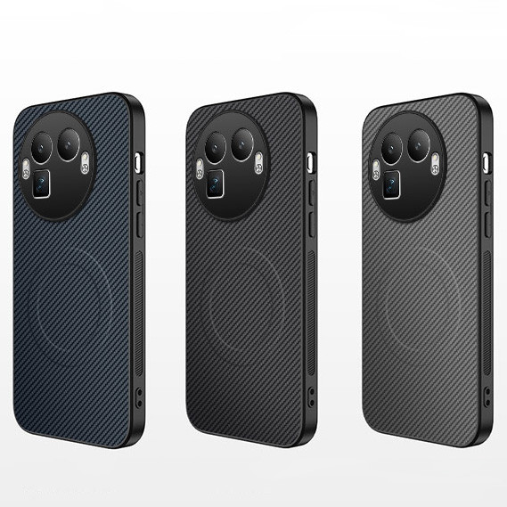 Dành Cho Realme GT8 / GT8 Pro Ốp Lưng Bằng Sợi Carbon PU Da Chống Sốc Ốp Lưng