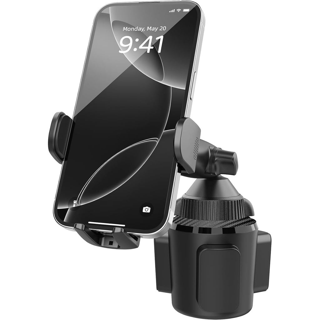Giá đỡ điện thoại chắc chắn APPS2Car cho ô tô, có thể điều chỉnh chiều cao & tầm xa, cánh tay dài li