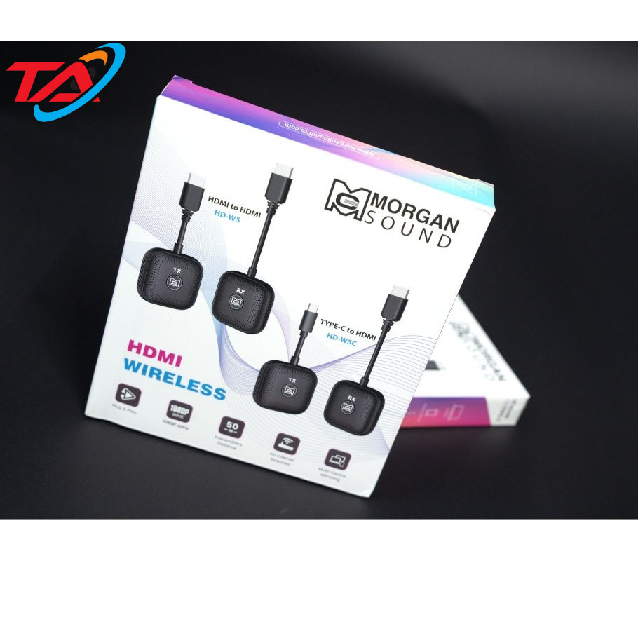 Bộ Thu Phát HDMI Không Dây Morgan Sound HD-W5 / HD-W5C – Full HD, Độ Trễ Thấp, Cắm Là Dùng | Phố Nhạ