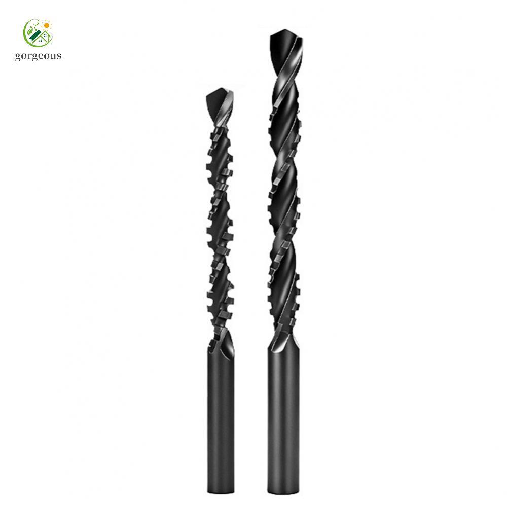 ⭐GROUS⭐Spiral Jagged Serrated Drill Bits Set Grooving Saw Bits for Cutting and Drilling