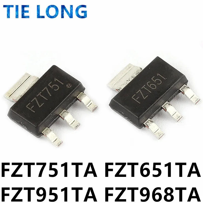 5 chiếc FZT751TA SOT-223 FZT751 SOT223 FZT 751 SOT FZT951TA FZT951 FZT651TA FZT651 FZT968TA FZT968 c