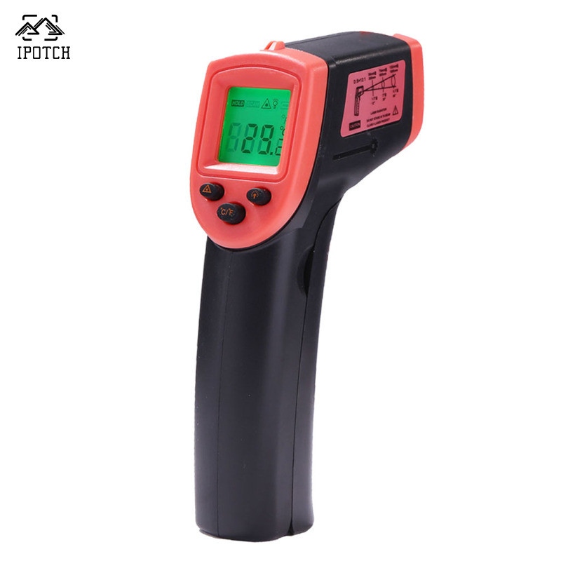 IPOTCH IR INFRARED THERMOMETER w / C / F SWITCH -50C ~ 600C RANGE CHO THỰC PHẨM / CÔNG NGHIỆP
