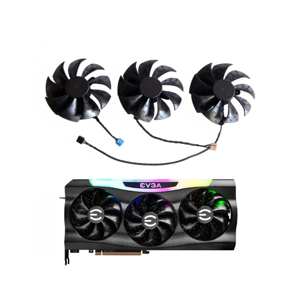 EVGA EVGA RTX3070 3070ti 3080 3080ti 3090 FTW3 Card Đồ Họa Quạt Im Lặng