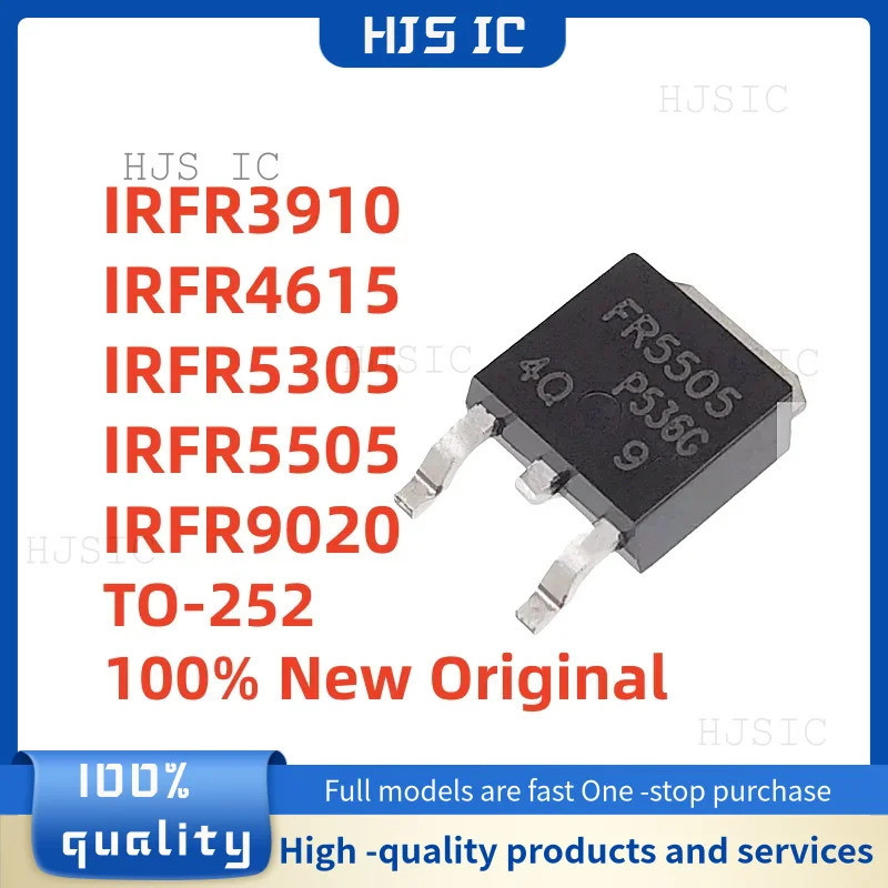 5 Chiếc IRFR3910 IRFR4615 IRFR5305 IRFR5505 IRFR9020 TO-252 FR3910 FR4615 FR5305 FR5505 FR9020 Hiệu 