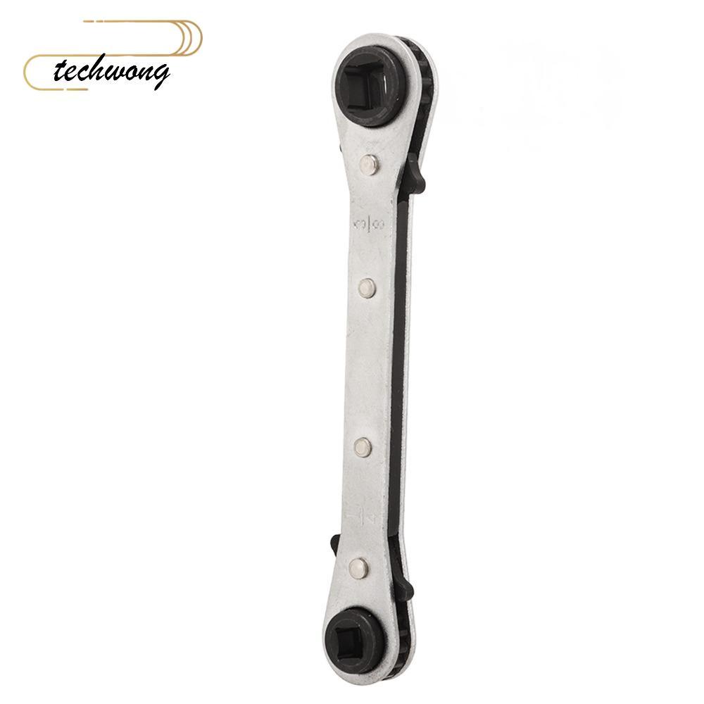 Bộ cờ lê dịch vụ HVAC TECHWONG 2 chiếc, Cờ lê làm lạnh Ratchet hai đầu / Cờ lê làm lạnh Ratchet hai 