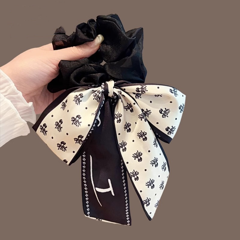 Thắt Nơ Hoa Scrunchy Buộc Tóc Nữ 0 Dây Buộc Tóc Giá Trị Cao Cấp Dây Buộc Tóc Cao Su Streamer Mũ Đội 