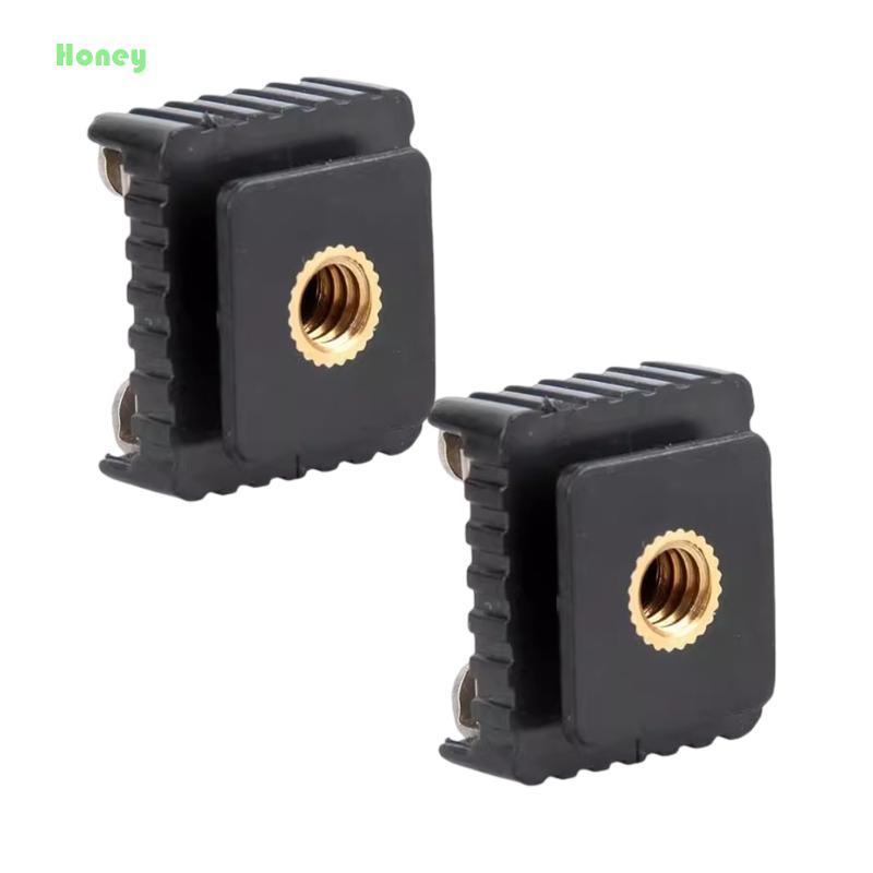 Mật Ong 2 Chiếc 1 4inch Flash Cold Speedight Supplies Hot Shoe Bracket Flash Hot Shoe