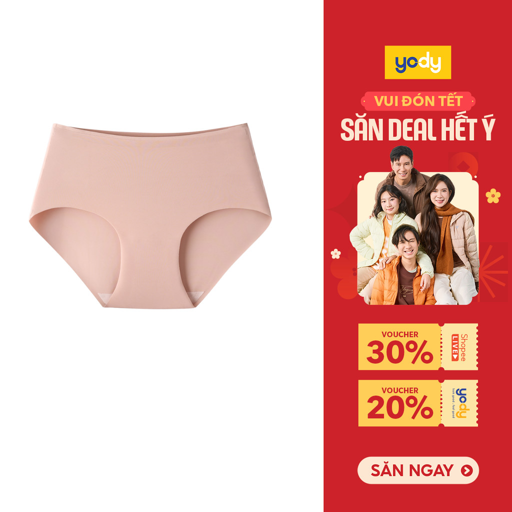 Quần Lót Nữ Yody Seamless Cạp Ép Trong Dáng Brief Mềm Mịn WCUN25A013