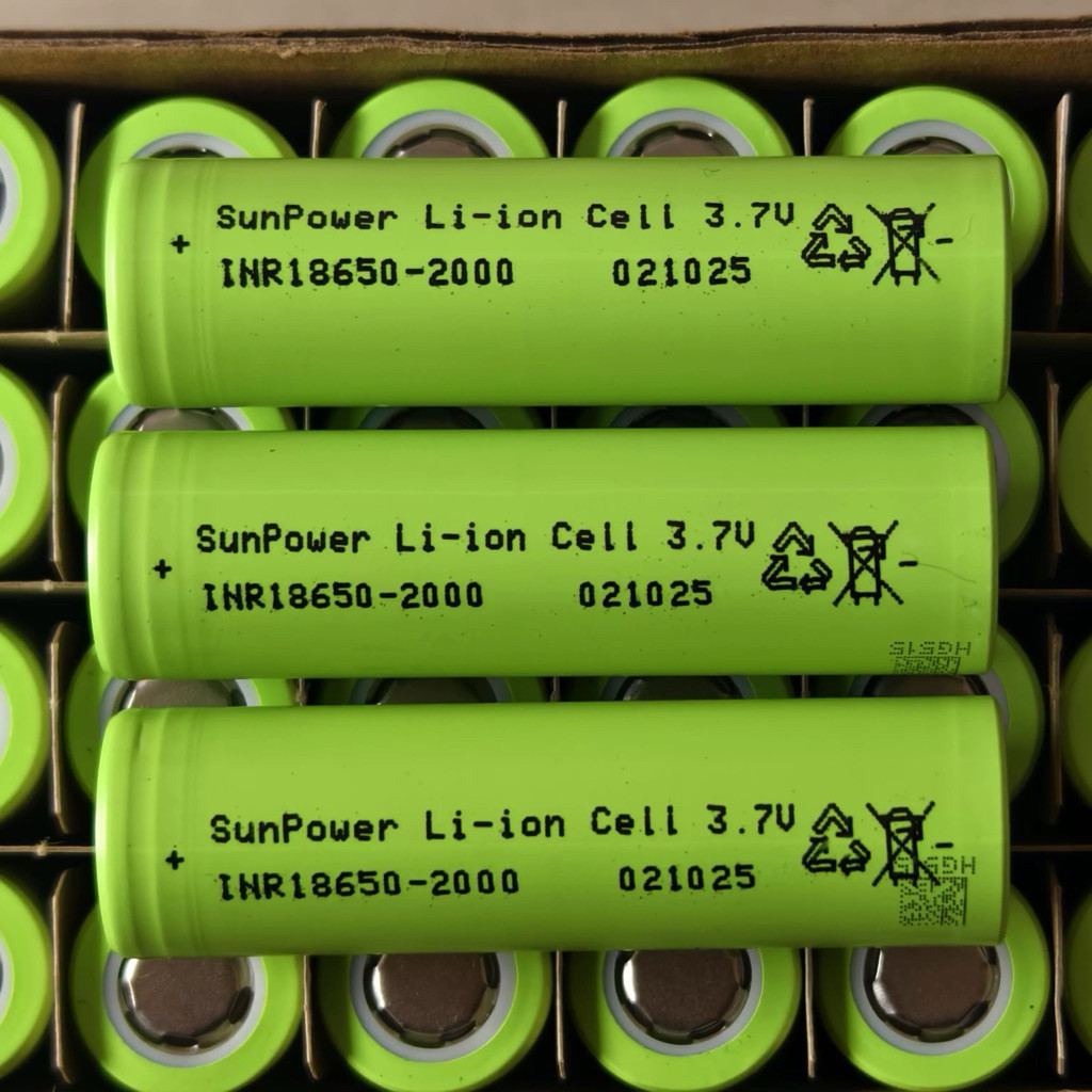 Cell Pin LiShen 18650 xám 2000mAh 10C