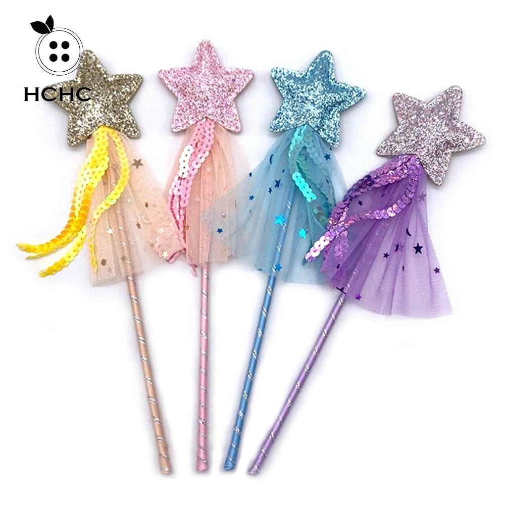 Đũa Phép Công Chúa HCHC, Đũa Phép Bé Gái Ngôi Sao Mơ Mộng Cây Đũa Phép Cổ Tích, Nhựa Cưới Dễ Thương 