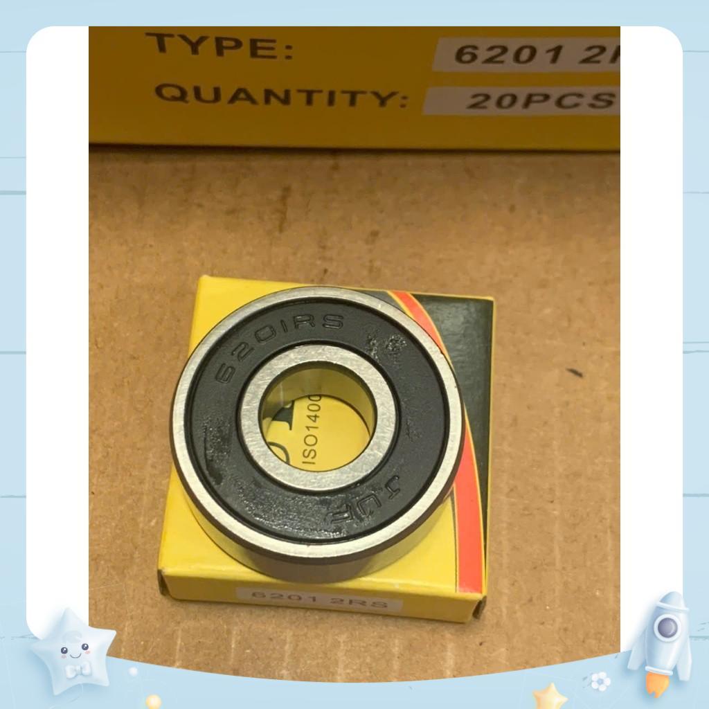 [FreeShip] [Ảnh thật] 2 vòng bi 6201 2RS JUF BEARING ISO9001 ISO14001