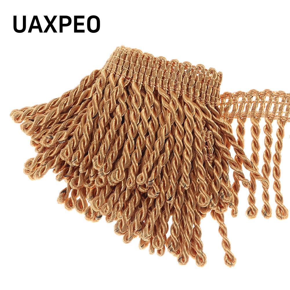 UAXPEO Bullion, Bullion Fringe Trim Gold Fringe Trim, DIY Trang Trí Gối Sofa
