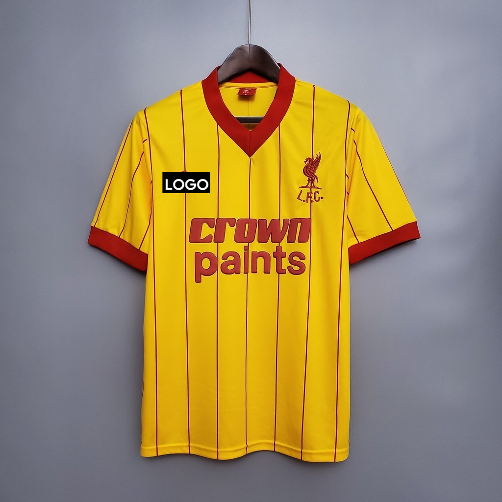 81-84 Liverpool Sân khách Retro Áo bóng đá Jersey-XH