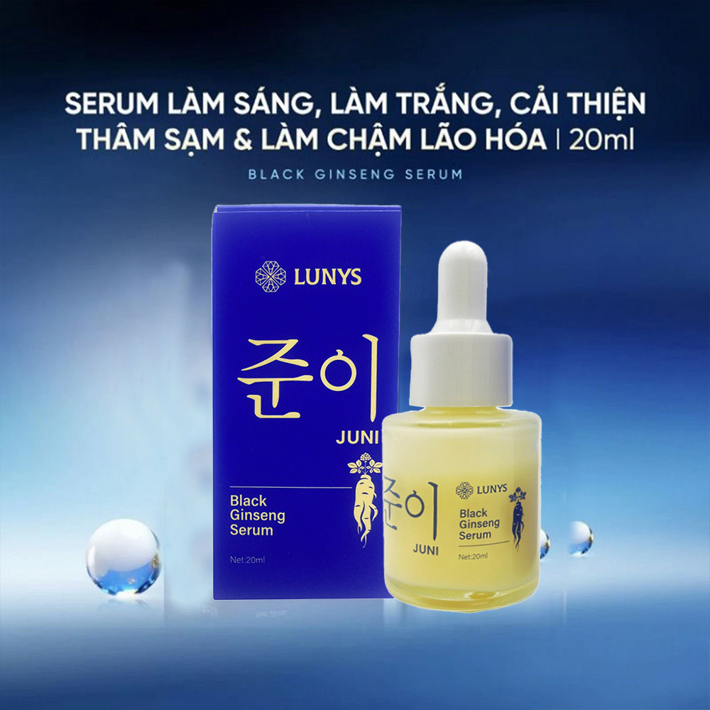 Black Ginseng Serum Essence - Black Ginseng Extract Brightens and Brightens