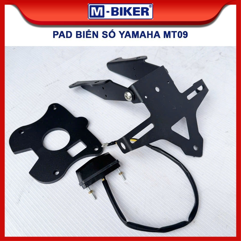 Pad biển số MT09, Đuôi biển số gập MT09, Pad biển số rút gọn cho Yamaha MT09