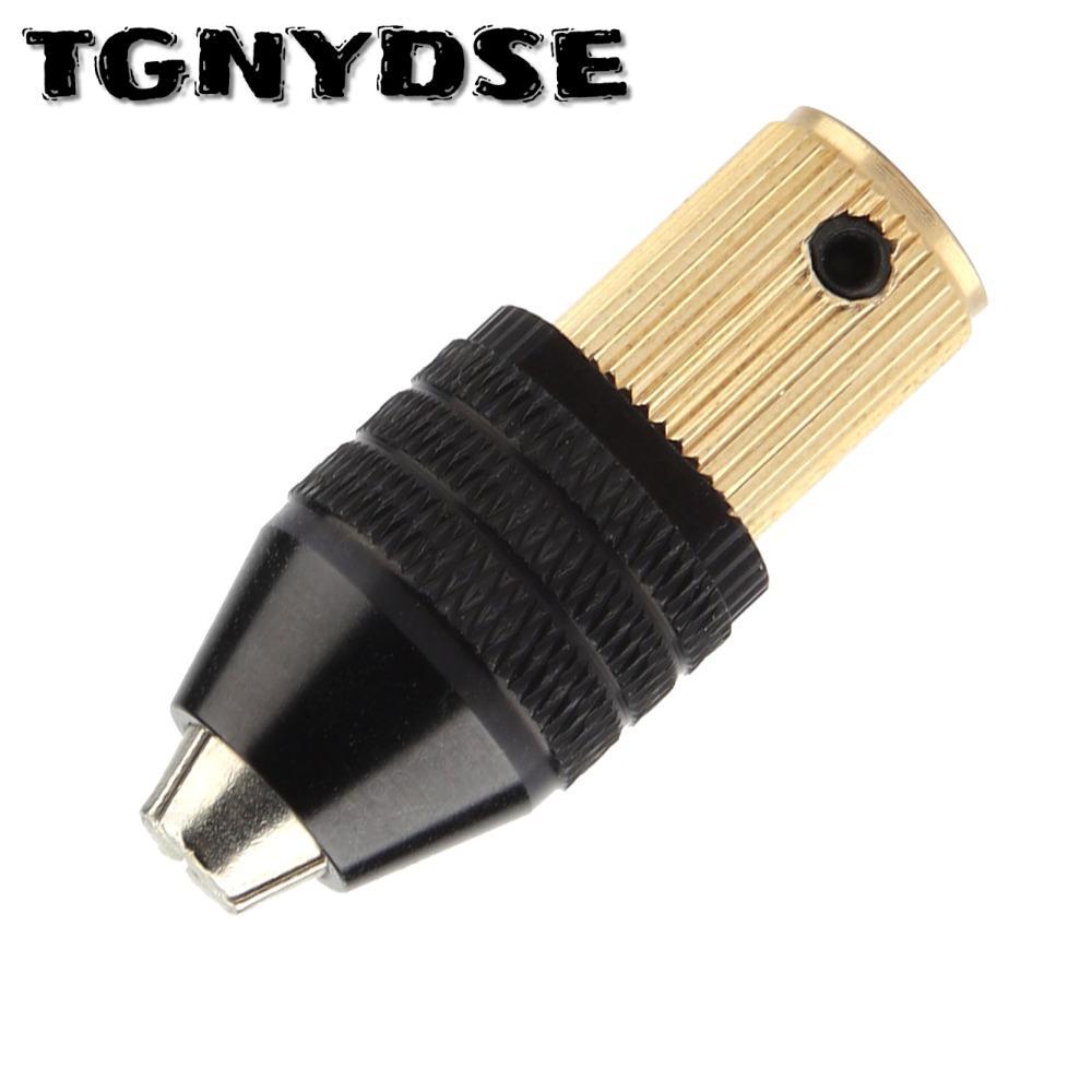 TGNYDSE Tự săn chắc Chuck, Đồng thau và Hợp kim nhôm Công suất kẹp 0,3-3,4mm Phụ kiện máy khoan điện