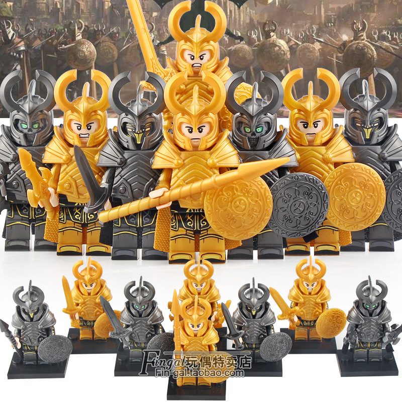 Siêu Anh Hùng Odin Hella Asgard Warrior KT1044 Lắp Ráp Hạt Nhỏ Khối Xây Dựng Minifigure Đồ Chơi Trẻ 