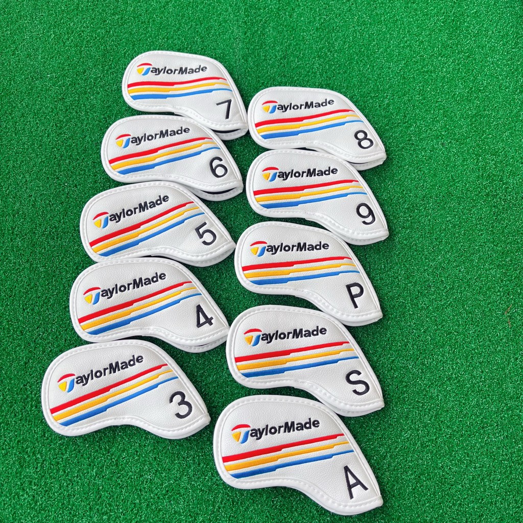 Taylor May Golf Club Cover Iron Head Cover Iron Set Cap Cover Ball Head Cover Magnet Clo