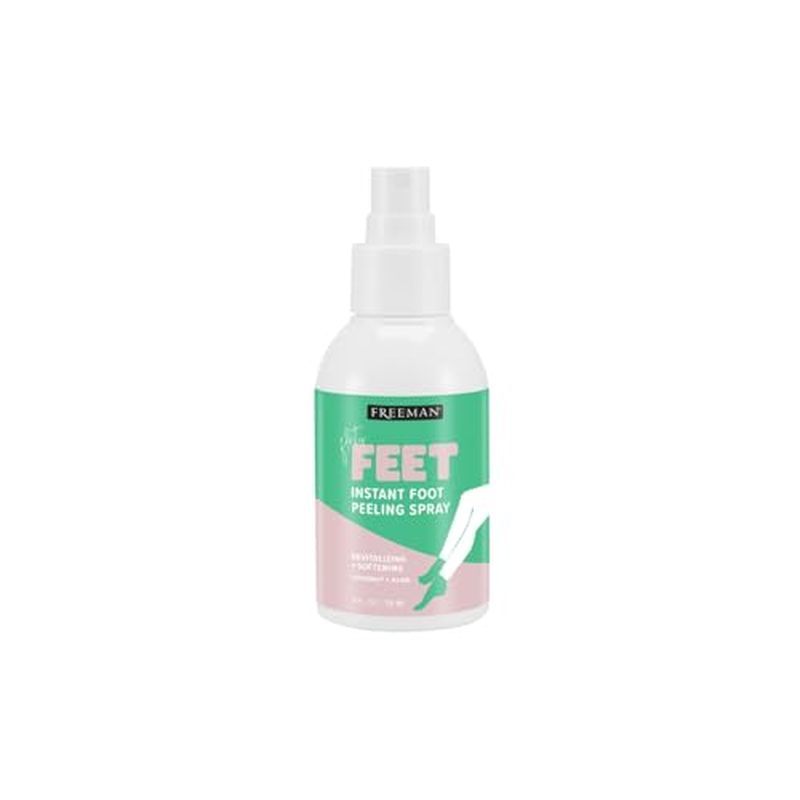 Freeman Flirty Feet Coconut and Aloe Instant Peeling Foot Spray, Softening Foot Peel Mask Tẩy tế bào