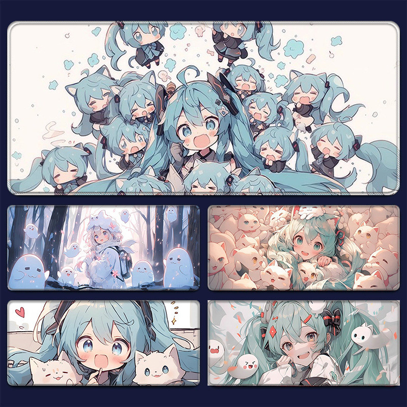 E-Sports Mouse Pad Cute Loli Office Mouse Pad Super Large Non-Slip fwhO