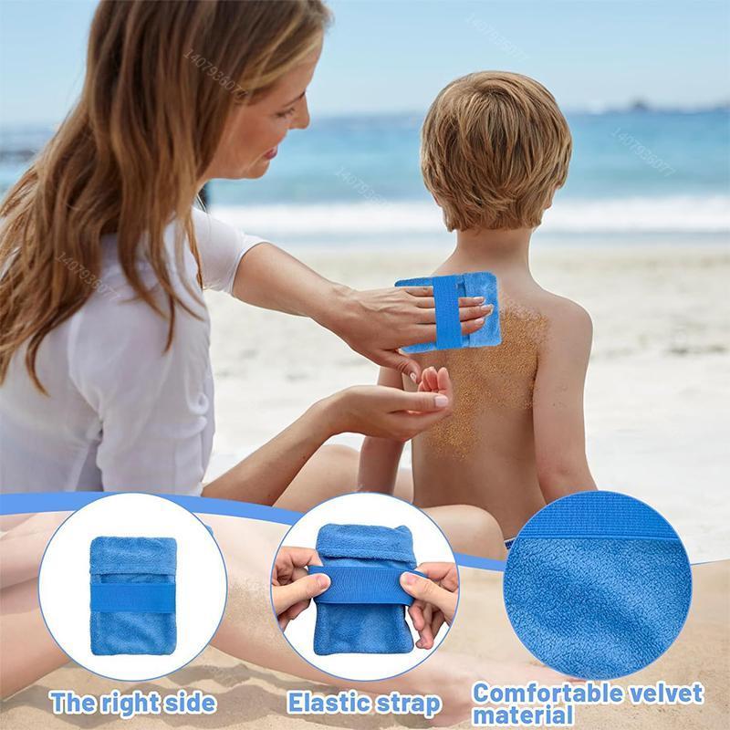 1 Chiếc Mới Cát Tẩy Cho Bãi Biển Đi Biển Cát Túi Bột Cát Loại Bỏ Cát Bàn Chải Tẩy Cát Bàn Chải Đi Bi