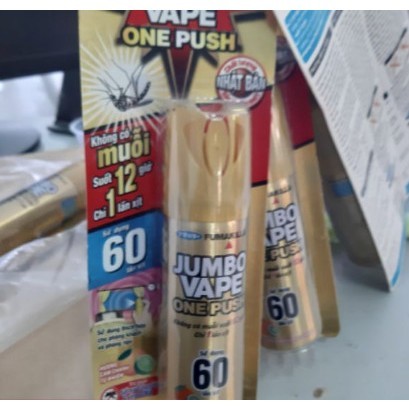 Bình xịt muỗi Jumbo Vape Onepush (60 lần xịt)