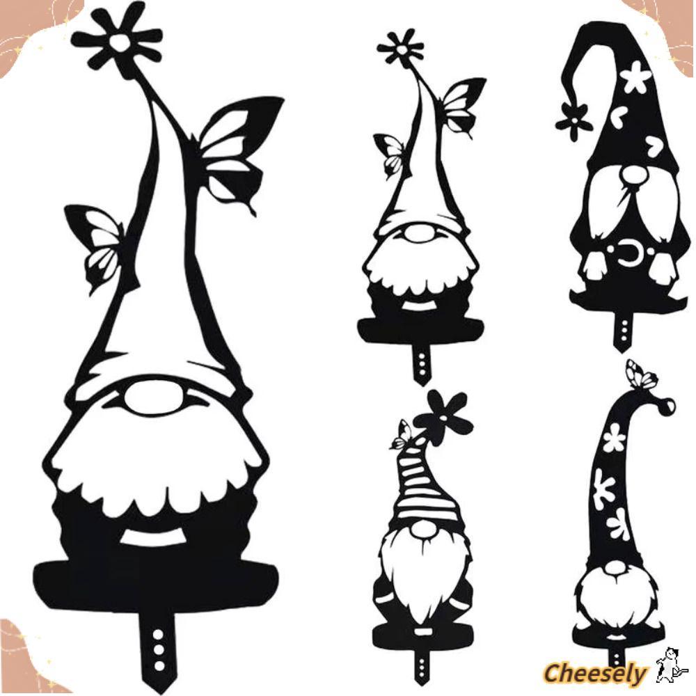 GIÁ RẺ NHẤT Sân Gnome Cọc, Acrylic Cưới Giáng Sinh Gnome Vườn Cọc, Gnome Người Yêu Bãi Cỏ Đồ Trang T