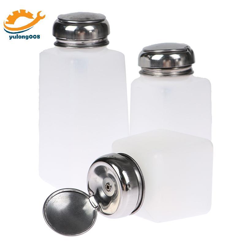 [MR] Máy bơm rỗng Hộp đựng sơn móng tay Loại bỏ chai Nail Art Clean Acetone Chai TH