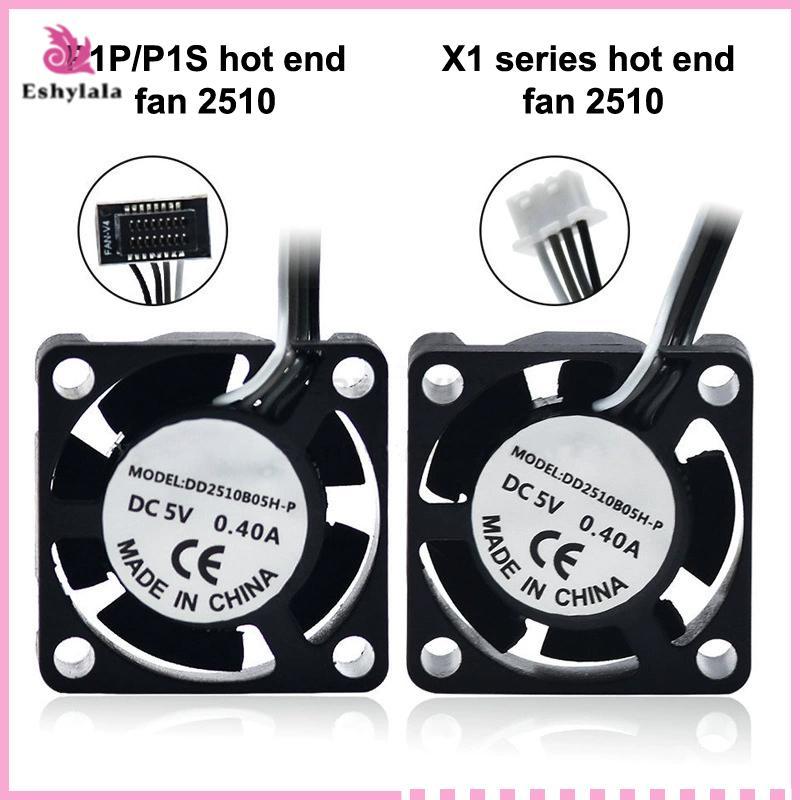Quạt Eshylala 2510 Cho Quạt Làm Mát Hotend Bambu Lab X1 / P1 Có Cáp Quạt Làm Mát Nhanh Cho Bambu X1C