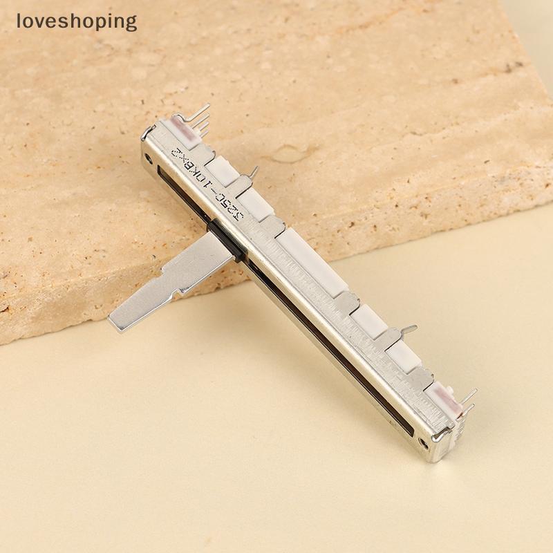 [LS] 1Pc RS45 Series Straight Slip Potentiometer Pitch Tempo Fader 10KB × 2 DCV1024 Tổng chiều dài 6