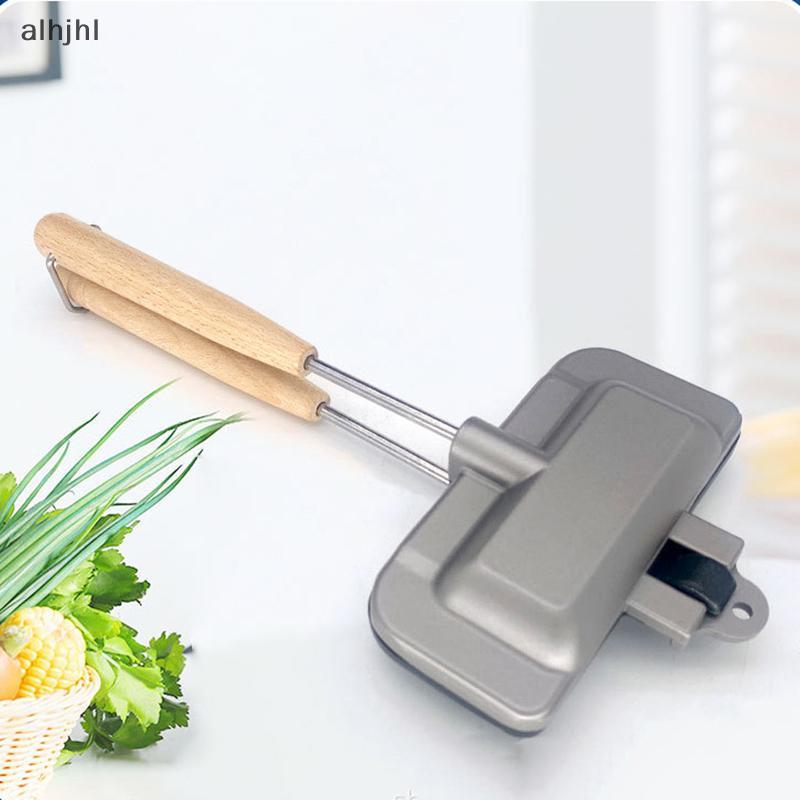 AL 1Pc Double-Sided Sandwich Pan Non-Stick Foldable Grill Frying Pan N