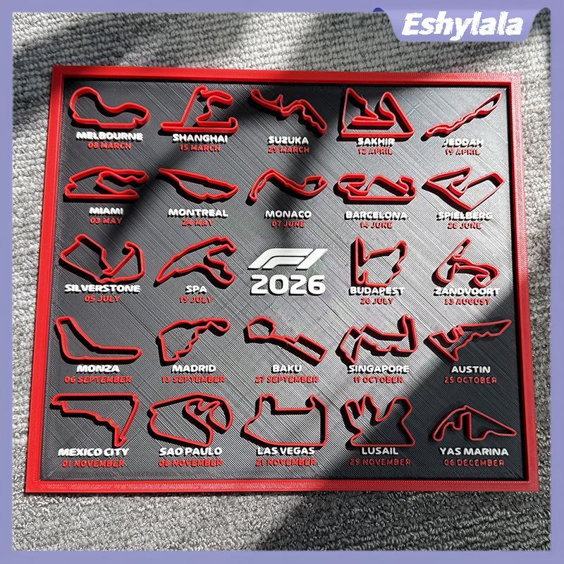Eshylala 2026 Công Thức 1 Lịch F1 Có Chân Đế Đua Để Bàn Lịch Trang Trí Văn Phòng Tại Nhà Trang Trí M