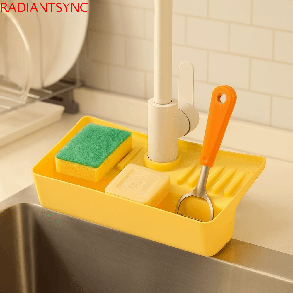 Giá thoát nước bồn rửa RADIANTSYNC, Thiết kế thoát nước rỗng Giá lưu trữ thoát nước vòi chống nước, 