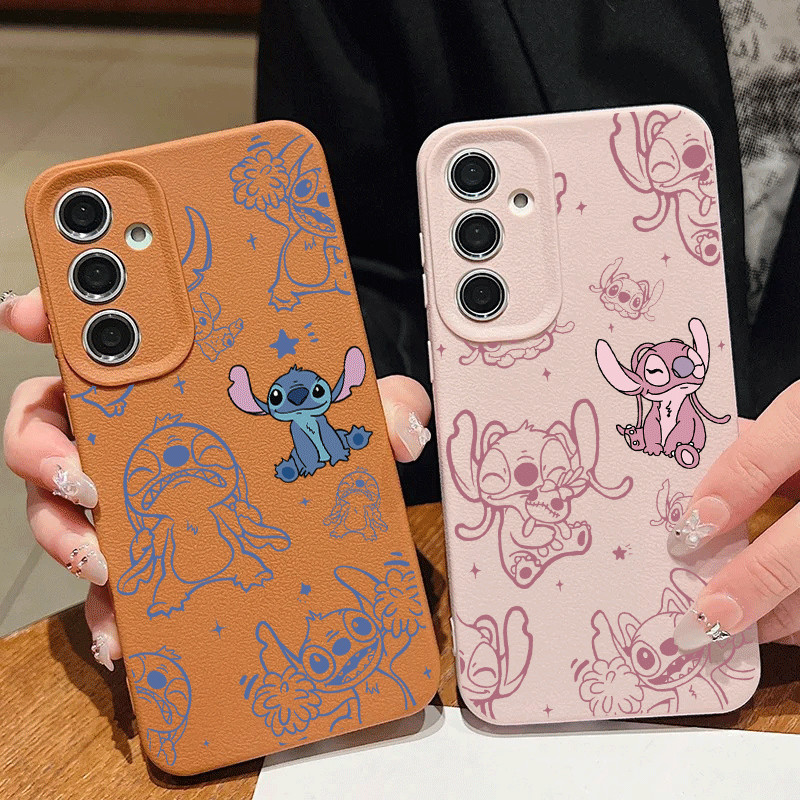 Hoạt Hình Stitch Angel Cover Cho Iphone 17 Pro Max 17 Air 16e 16 Pro Max 15 14 13 12 Pro Max 15 16 P