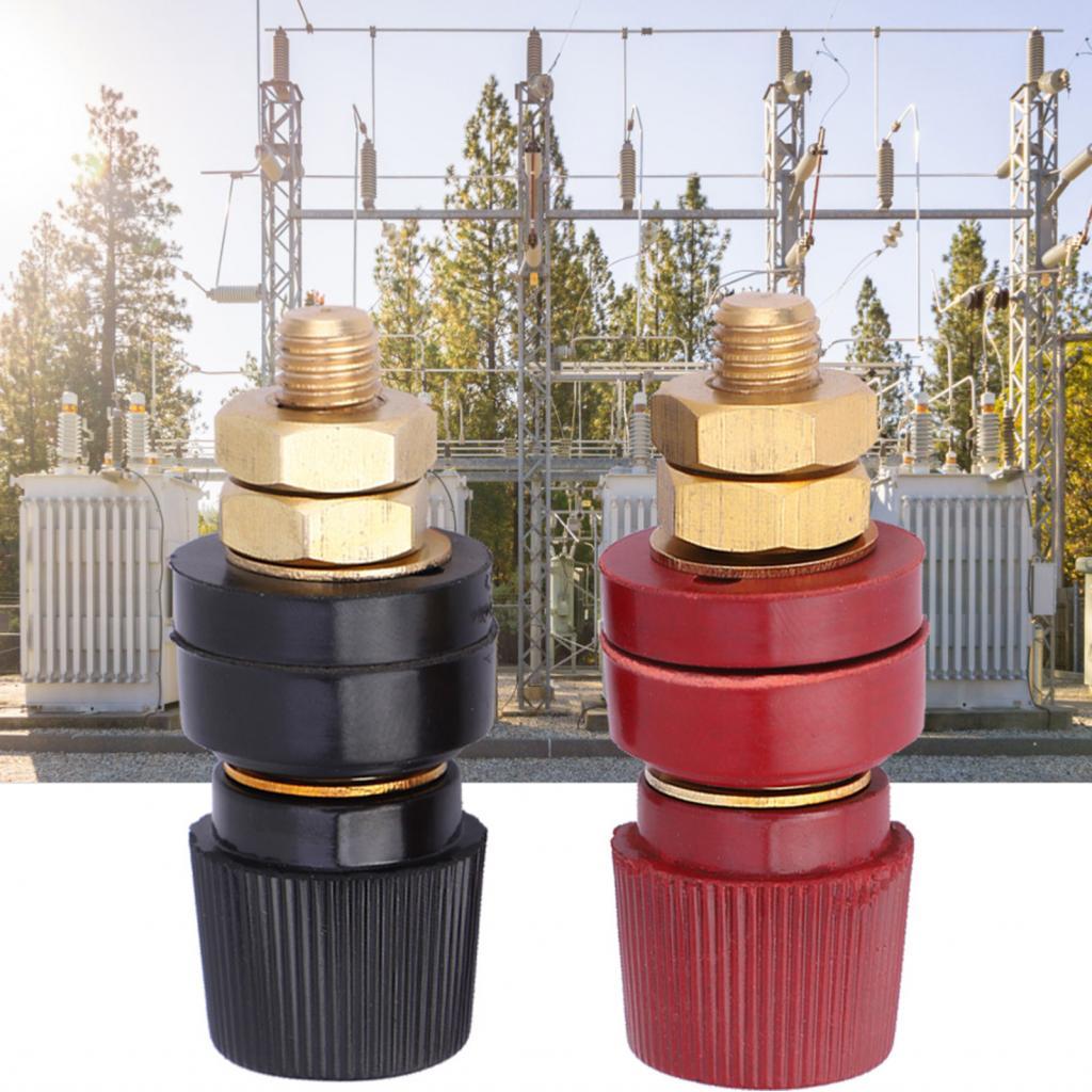 Spsrph ERYUE 555 Đồng thau ràng buộc Post Pillar Terminal Block 200A cho các dự án điện tử 2 chiếc