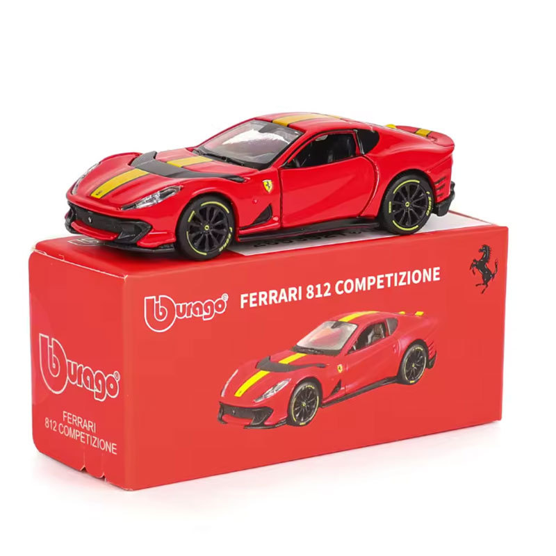 Bburago 1: 64 chính hãng Ferrari SP1 812 COMPETIZIONE ENZO F40 F12TDF SF90 dòng xe mô hình trẻ em Gi