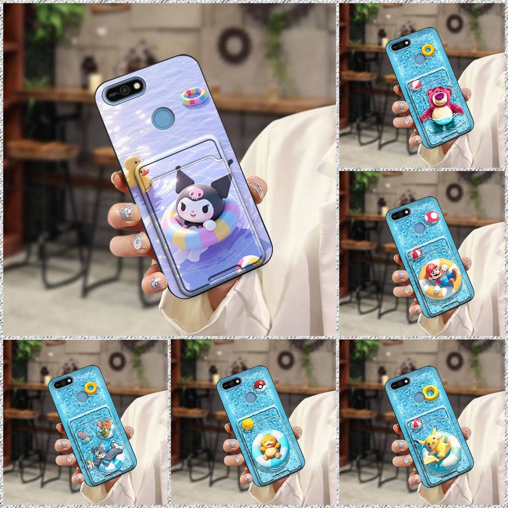 Ốp Lưng Ốp lưng Tecno POP2F / B1F Túi Đựng Thẻ Chống Bụi Bẩn Vỏ Mềm Bền Bọc Toàn Bộ Khe Cắm Thẻ Chốn