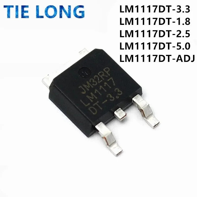5 CÁI LM1117DT-3.3 TO252 LM1117-3.3 L1117-33 LM1117DT TO-252 LM1117DT-1.8 LM1117DT-2.5 LM1117DT-5.0 